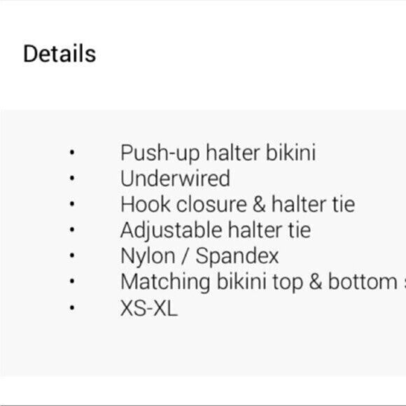 American Flag Two Piece Push-Up Padded Bikini Size Small - Picture 4 of 12